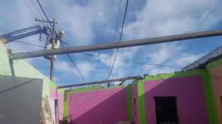 En Santa Fe la tormenta también pegó fuerte
