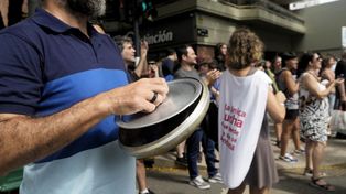 Los docentes se manifestaron una vez más en reclamo de la aplicación de la ley de financiamiento.&nbsp;