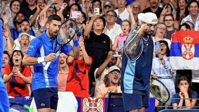 La dupla conformada por Djokovic y Kyrgios quedó eliminada del ATP de Brisbane.