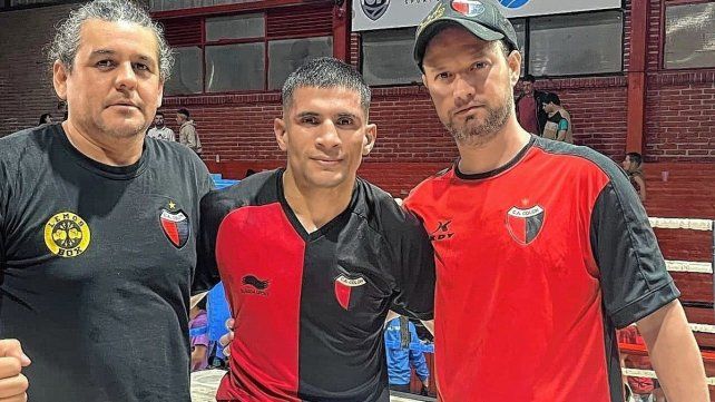El Zurdo Diego Borda consiguió un gran triunfo en el gimnasio Roque Otrino de Colón.