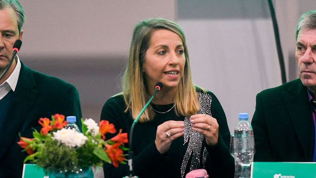 Laura Stratta dijo que la provincia usa todos los recursos para combatir el fuego