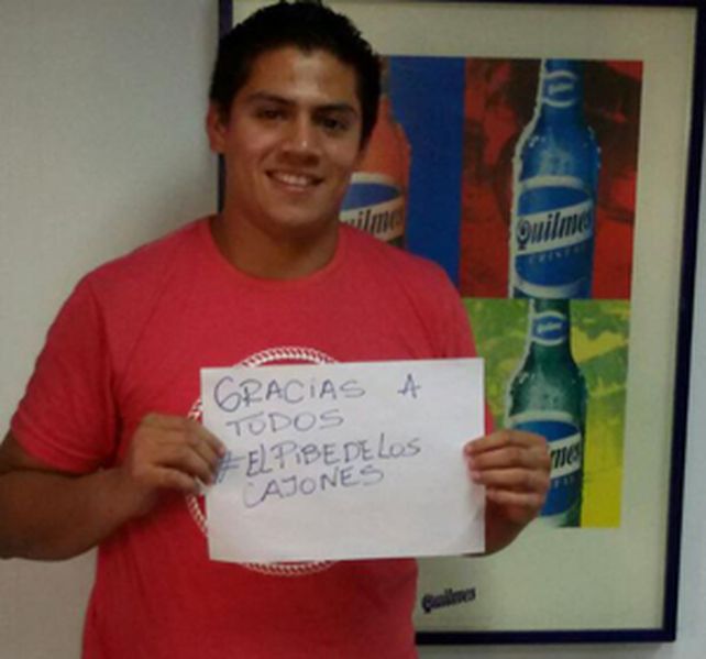 #ElPibeDeLosCajones de cerveza es rosarino y se ganó un viaje