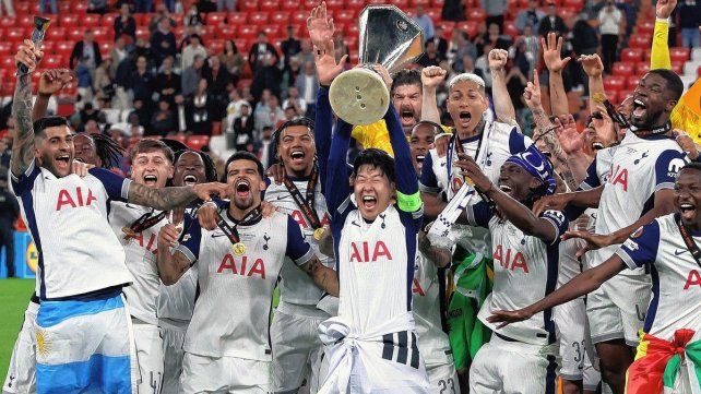 Tottenham le ganó a Manchester United y se coronó campeón de la Europa League Tottenham le ganó a Manchester United y se coronó campeón de la Europa League