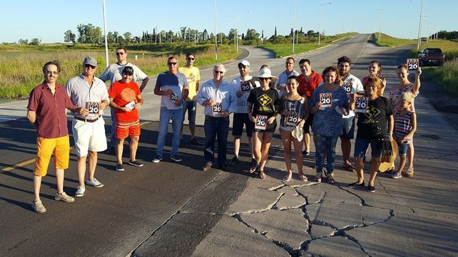 Basta de Muertes en la ruta 20: Ciudadanos reclamaron obras