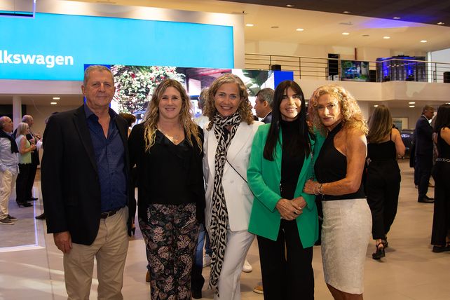 Carlos Milicic, Silvana Dal lago, Marian Milicic, Lidia San Filippo y Roxana Glikstein