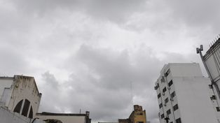 Rosario amanecía con cielo nublado y anuncio de tiempo inestable.&nbsp;