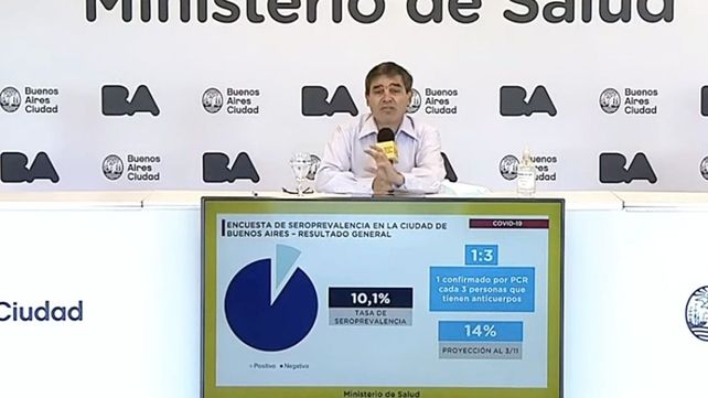 PRESENTACIÓN. El ministro de Salud de Caba