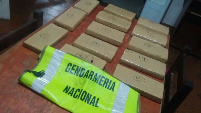 La drogra secuestrada en la madrugada de este martes.