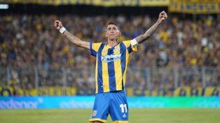 Brazos abiertos para Ángel Di María que sueña con un Central protagonista en la Copa Libertadores.