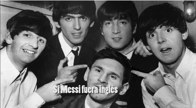 El video que los ingleses le dedicaron a Messi
