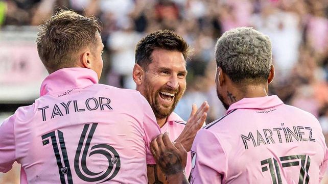 Pura felicidad. Lionel Messi no para de hacer goles desde su debut en Inter Miami.