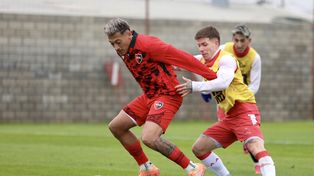 Luciano Herrera integró el elenco titular ante Argentinos Juniors, en la derrota de Newells en el Bajo Flores.