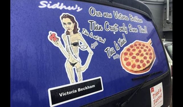 Victoria Beckham demandará a restaurante que se burló de su figura