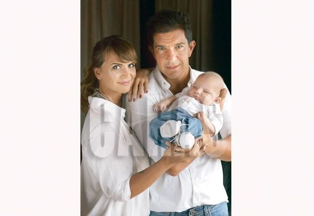 Amalia Granata y Leonardo Squarzon presentaron juntos a su hijo Roque