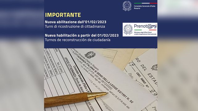 La decisión del Consulado de Italia que genera expectativas entre los santafesinos que desean tramitar la ciudadanía
