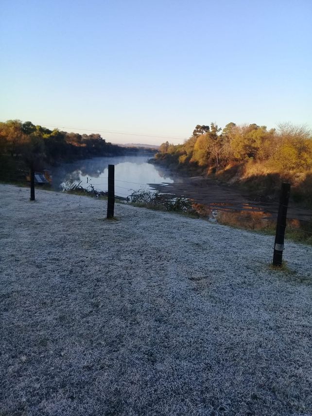 Foto a las m&aacute;rgenes del arroyo Las Conchas