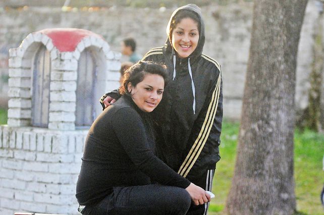 Mate de por medio. Tamara y Marta conversaron de todo.