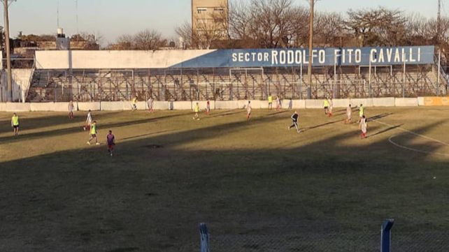 El salaíto sigue entrenando en barrio Sarmiento