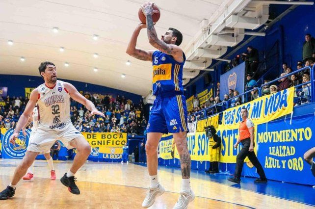 Boca sacó pecho y pegó primero ante Quimsa en La Bombonerita Boca sacó pecho y pegó primero ante Quimsa en La Bombonerita