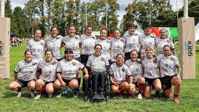Cha Roga recibió un Encuentro de rugby femenino para jugadoras +35.