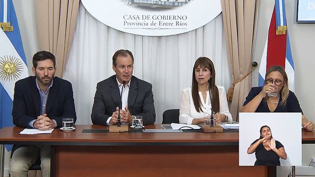 Conferencia sobre la pandemia del coronavirus en la provincia de Entre Ríos