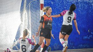 Camila Pautasso, autora de uno de los goles de la victoria de La Salle.&nbsp;