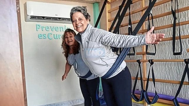 Previa. Las Corzuela realizaron primero kinefilaxia