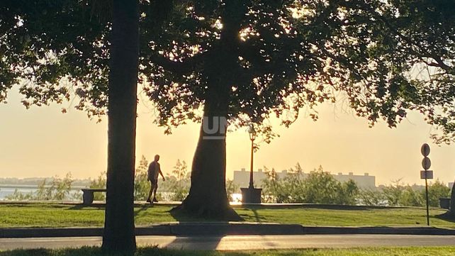 Viernes soleado y muy húmedo en la ciudad de Santa Fe luego de la lluvia