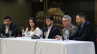 Proyecciones&nbsp; El equipo de la Bolsa de Rosario analizó las perspectivas del nuevo ciclo agrícola.