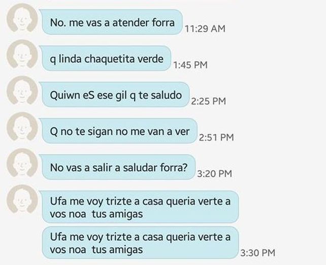 La acosa un desconocido que le dice cada uno de sus movimientos y la justicia no le quiso tomar la denuncia