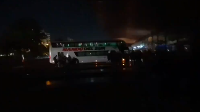 La terminal de ómnibus