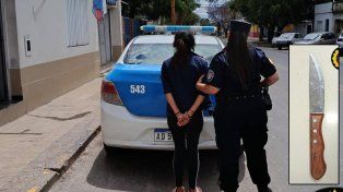 Una mujer fue detenida por atacar a su ex con un cuchillo en Paraná