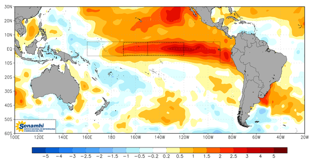 El fenómeno de El Niño contribuye al aumento del CO2. Precisamente en este momento se está conformando un 