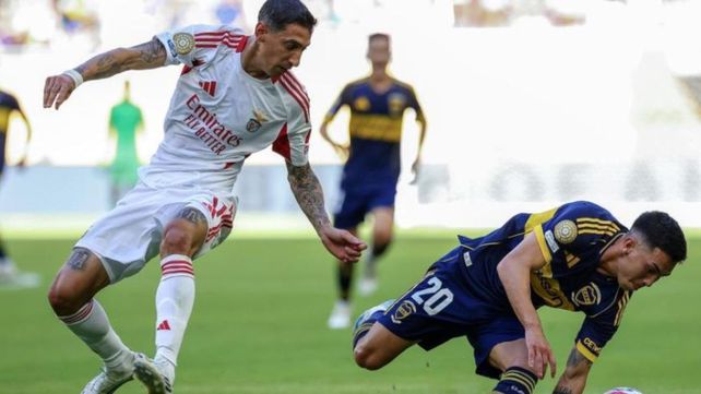Ángel Di María y Alan Velasco