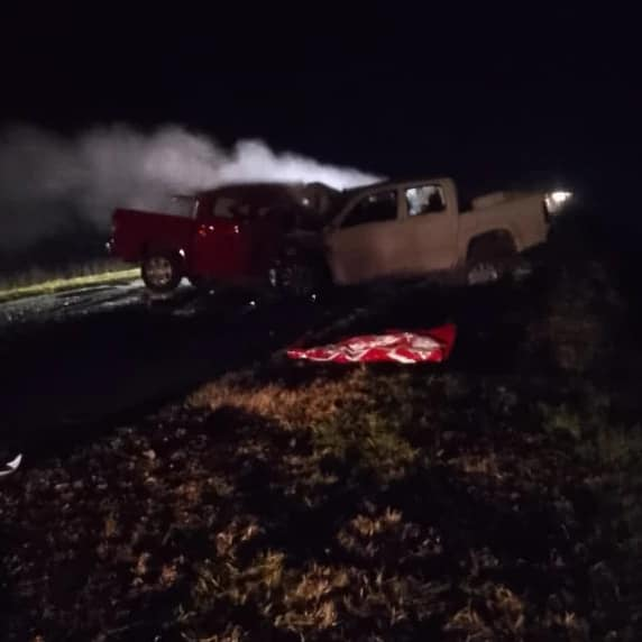 El accidente ocurrió anoche pasada las 20 horas y las dos jóvenes víctimas eran del mismo pueblo; Chañar Ladeado.