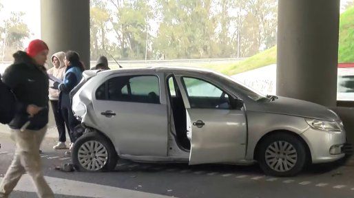 Un choque múltiple en avenida Circunvalación provocó importantes demoras este jueves