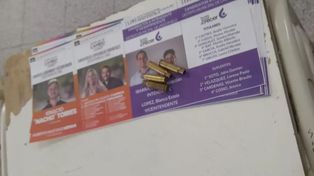 Casquillos de bala junto a los votos de un candidato, el mensaje mafioso en las elecciones de Chubut.