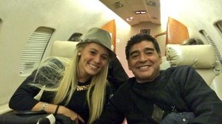 Rocío Oliva y Diego sonrieron y negaron una crisis de pareja