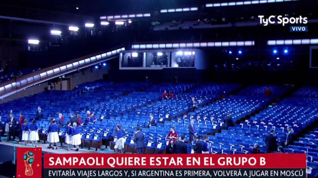 Mirá en vivo: Argentina espera por sus rivales en el sorteo de Rusia 2018