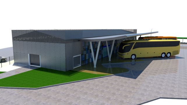 Avanzan en Rufino los proyectos de la nueva terminal de ómnibus y un plan de viviendas