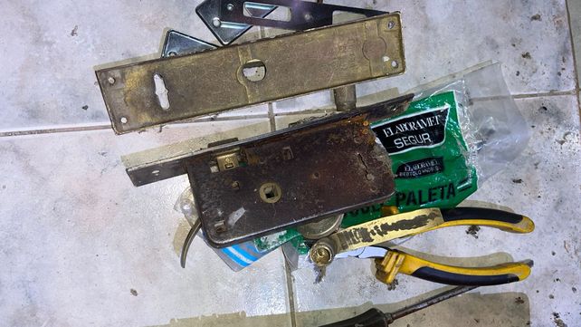 Las acusadas por el intento de usurpación tenían una cerradura nueva.