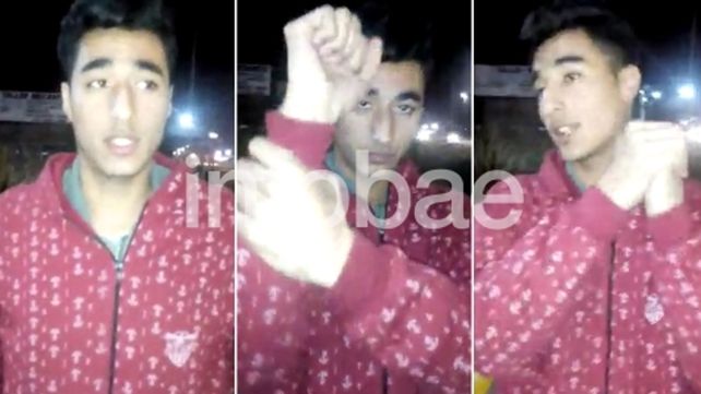 Roberto Céspedes. El joven de 19 años confesó el crimen en un video.