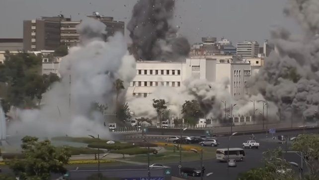 Israel lanzó una ola de ataques aéreos contra Damasco, la capital siria