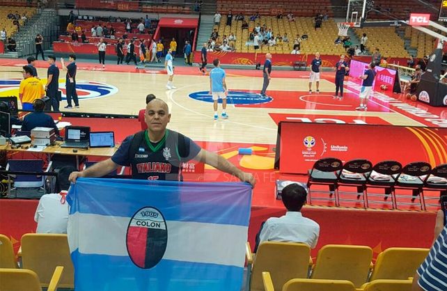 Colón dijo presente en el Mundial de básquet de China