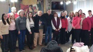 La Sociedad Italiana de Paraná recibió al presidente de la Célula Argentina y Latinoamericana de Cooperativismo y Mutualismo Educacional (CALCME)
