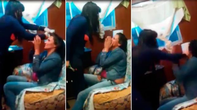 VIDEO: El violento ataque de una mujer despechada en Junín VIDEO: El violento ataque de una mujer despechada en Junín