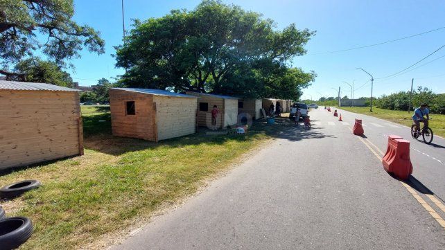 Los módulos habitacionales a los cuales fueron trasladados los vecinos de La Vuelta del Paraguayo.&nbsp;