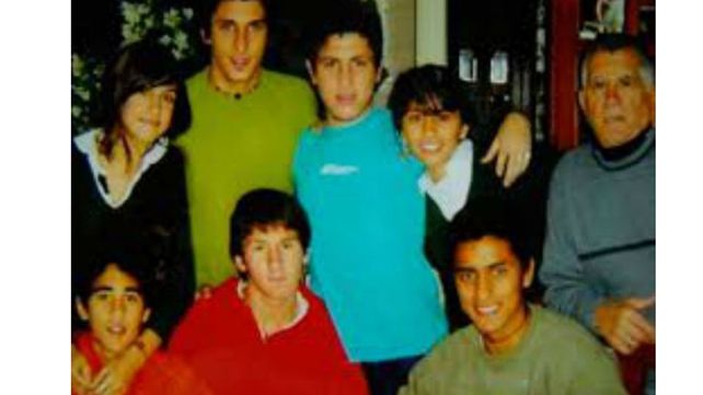 Barrio. La pareja con sus amigos de Rosario