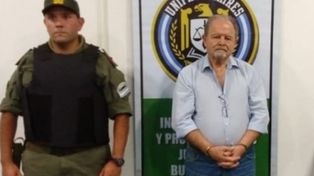 El ex militar Alberto José Jaime cuando fue apresado luego de estar prófugo desde 2013.&nbsp; &nbsp;