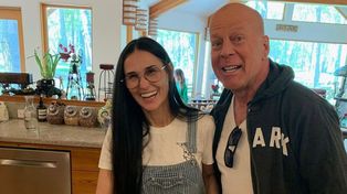 Demi Moore y Bruce Willis tienen buena relación, pero no habrá convivencia.&nbsp;